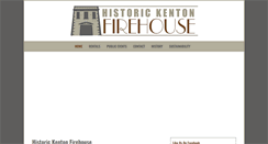 Desktop Screenshot of historickentonfirehouse.com
